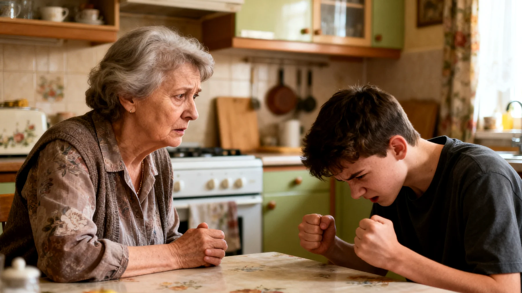 Babcia ma trudności w pomaganiu nastoletnemu wnukowi w radzeniu sobie z frustracją, która objawia się wybuchami złości, rezygnacją z zadań lub wycofaniem emocjonalnym w sytuacjach trudnych"